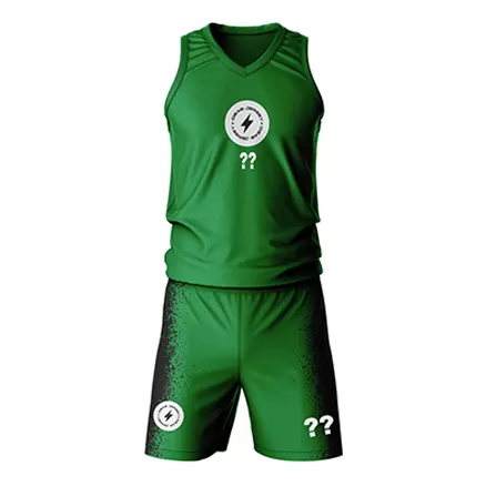 Kids Basketball Uniforms Personalized Customized Swingman Jersey - Grace Enforcers Green (Top+Shorts) - buybasketballnow