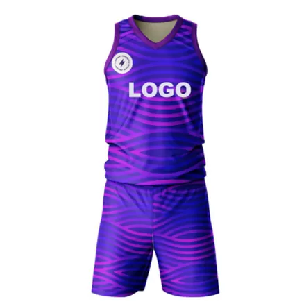 Basketball Uniforms Personalized Customized Airwaves Blue Women's Basketball Suit (Top+Shorts) - buybasketballnow