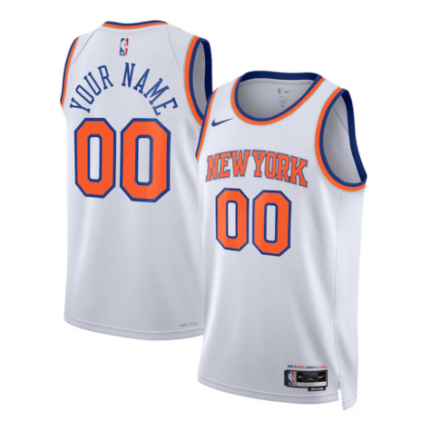 New York Knicks Nike White Swingman Custom Jersey - Association Edition 1.png