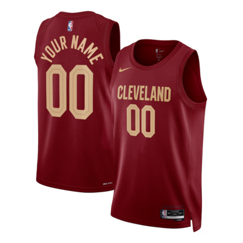 Cleveland Cavaliers Nike Burgundy Swingman Custom Jersey - Icon Edition 1.png