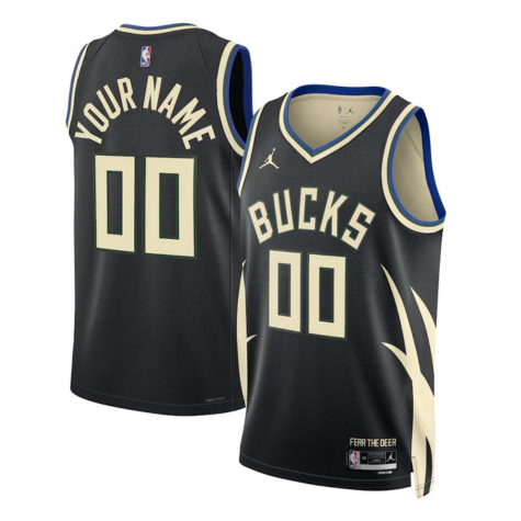 Milwaukee Bucks Jordan Brand Black 2022_23 Swingman Custom Jersey - Statement Edition 1.png