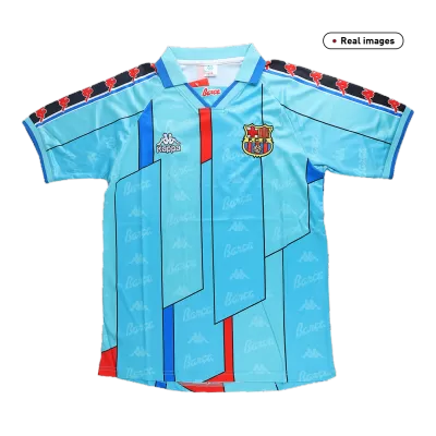 Retro 1996/97 Barcelona Away Soccer Jersey - buybasketballnow