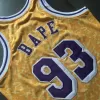 Men's BAPE #93 Los Angeles Lakers Swingman NBA Classic Jersey - buybasketballnow