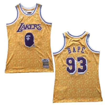 Men's BAPE #93 Los Angeles Lakers Swingman NBA Classic Jersey - buybasketballnow