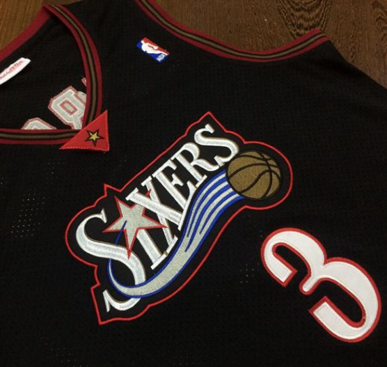 NBA Authentic Jersey Philadelphia 76ers 1997-98 Allen Iverson #3 –  Broskiclothing