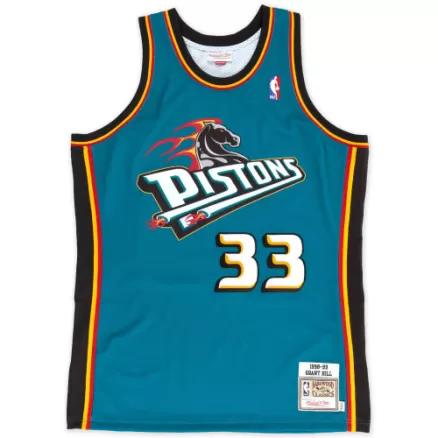 Men's Grant Hill #33 Detroit Pistons Swingman NBA Classic Jersey 1998/99 - buybasketballnow