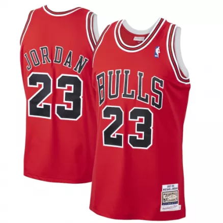 Michael Jordan #23 Chicago Bulls Jersey Red 1997/98 - buybasketballnow