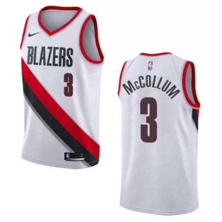 Men's Blazers McCOLLUM #3 Portland Trail Blazers Swingman NBA Jersey - Association Edition - buybasketballnow