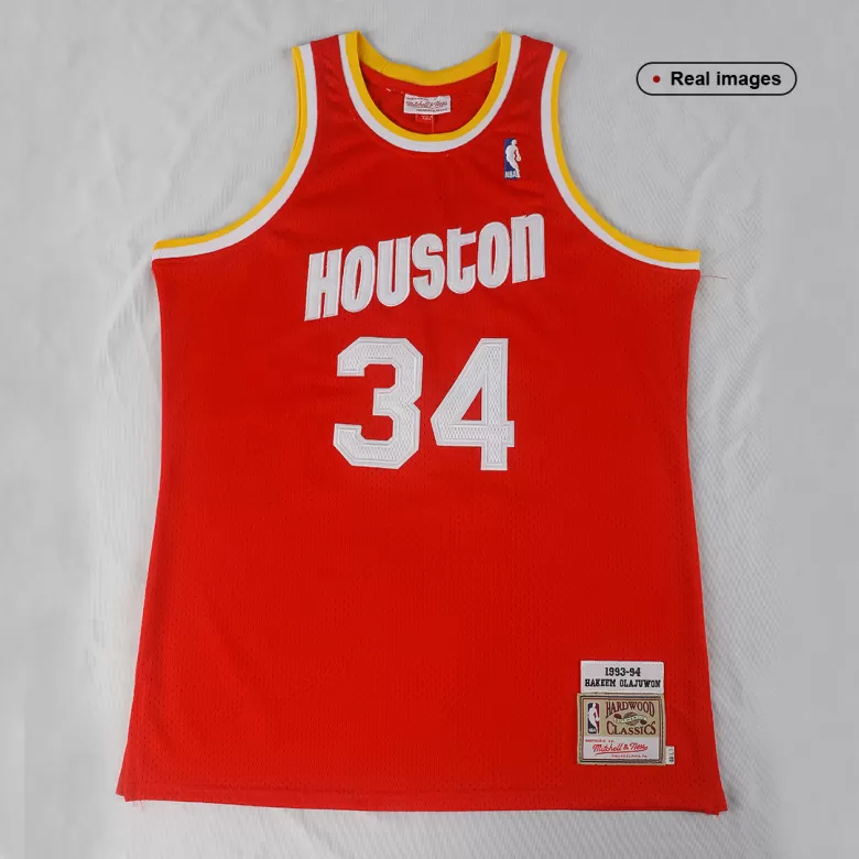 Men's Hakeem Olajuwon #34 Houston Rockets Swingman NBA Classic Jersey 1993/94 - buybasketballnow