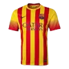 Retro 2013/14 Barcelona Away Soccer Jersey - buybasketballnow