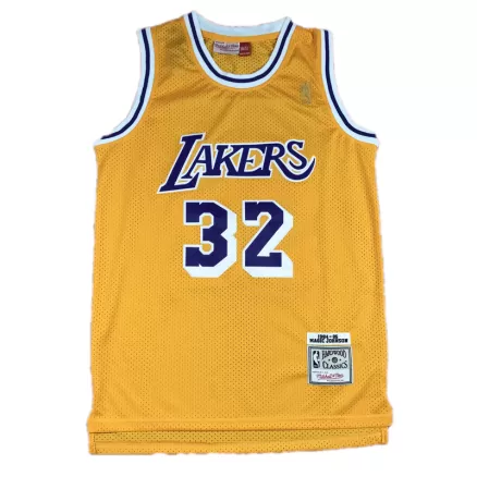 Men's Magic Johnson #32 Los Angeles Lakers NBA Classic Jersey 84-85 - buybasketballnow