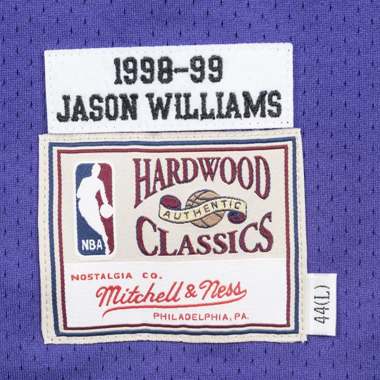 Men's Jason Williams #55 Sacramento Kings NBA Classic Jersey 98-99 - buybasketballnow