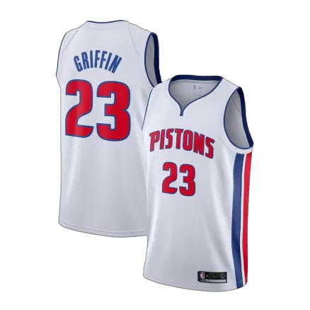 Men's Griffin #23 Detroit Pistons Swingman NBA Jersey - Association Edition - buybasketballnow