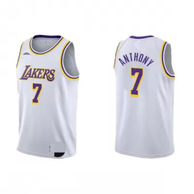 Men's Carmelo Anthony #7 Los Angeles Lakers Swingman NBA Jersey - Association Edition2020/21 - buybasketballnow