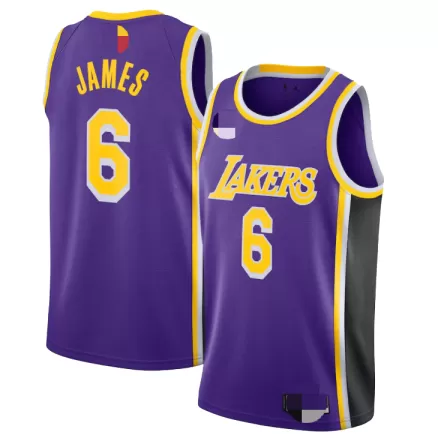 Men's Lebron James #6 Los Angeles Lakers Swingman NBA custom Jersey - Statement Edition - buybasketballnow