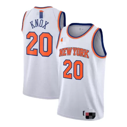 Men's Knox #20 New York Knicks Swingman NBA Jersey - Association Edition2019/20 - buybasketballnow
