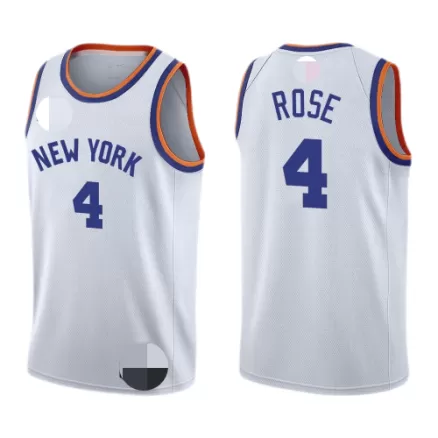 Men's Derrick Rose #4 New York Knicks NBA Jersey - Association Edition2021/22 - buybasketballnow
