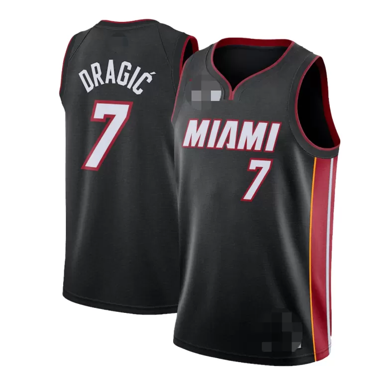Men's Dragic #7 Miami Heat Swingman NBA Jersey - Icon Edition - buybasketballnow