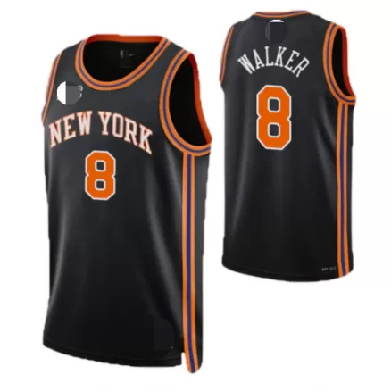 Men's Kemba Walker #8 New York Knicks Swingman NBA Jersey - City Edition 2021/22 - buybasketballnow