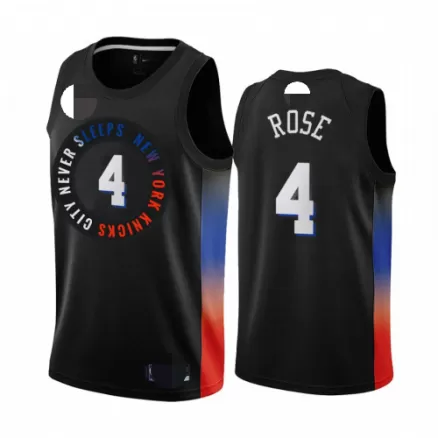 Men's Derrick Rose #4 New York Knicks Swingman NBA Jersey - City Edition 2020/21 - buybasketballnow