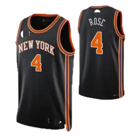 Men's Derrick Rose #4 New York Knicks Swingman NBA Jersey - City Edition 2021/22 - buybasketballnow