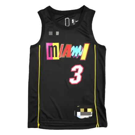 Men's Dwyane Wade #3 Miami Heat Swingman NBA Jersey - City Edition 2021/22 - buybasketballnow