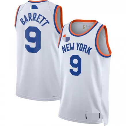 Men's RJ Barrett #9 New York Knicks NBA Jersey - Association Edition2021/22 - buybasketballnow