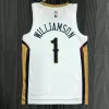 Men's Zion Williamson #1 New Orleans Pelicans Swingman NBA Jersey - Association Edition2020/21 - buybasketballnow