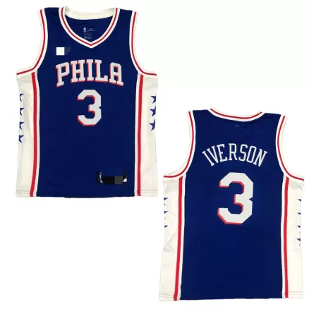 Men's Iverson #3 Philadelphia 76ers Swingman NBA Jersey - Icon Edition - buybasketballnow