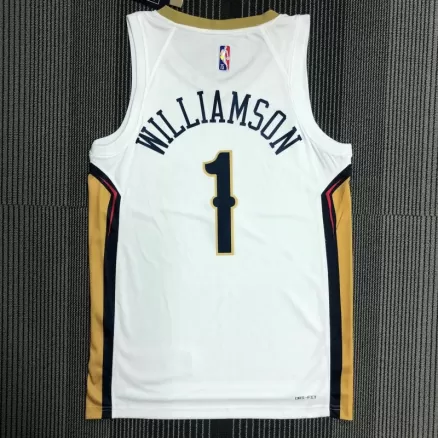 Men's Zion Williamson #1 New Orleans Pelicans Swingman NBA Jersey - Association Edition2020/21 - buybasketballnow