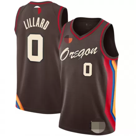 Men's Damian Lillard #0 Portland Trail Blazers Swingman NBA Jersey - City Edition 2020/21 - buybasketballnow