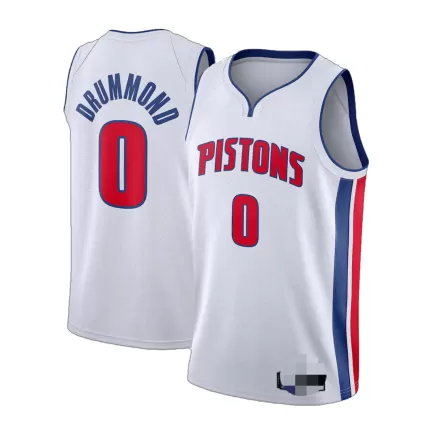 Men's Drummond #0 Detroit Pistons Swingman NBA Jersey - Association Edition2020/21 - buybasketballnow