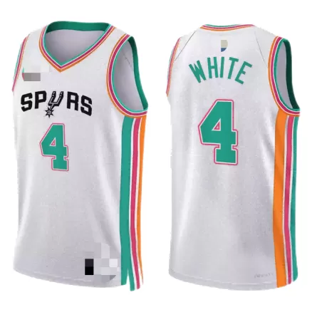 Men's Derrick White #4 San Antonio Spurs Swingman NBA Jersey - City Edition 2021/22 - buybasketballnow