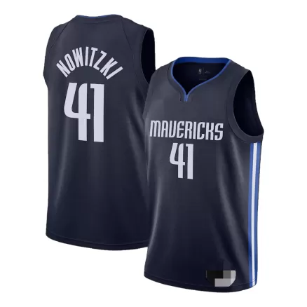 Men's Nowitzki #41 Dallas Mavericks Swingman NBA Jersey - Statement Edition - buybasketballnow