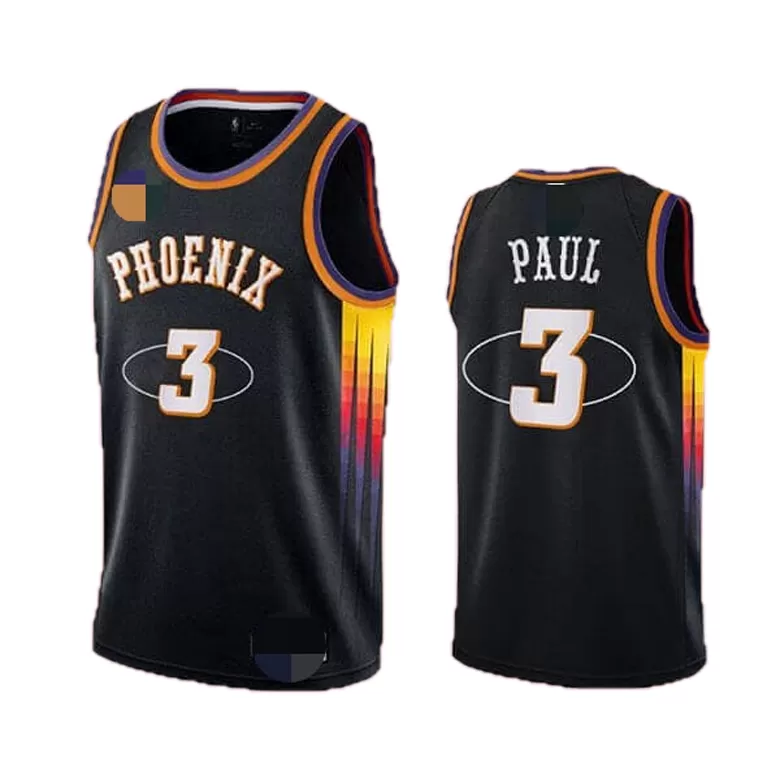 Men's Phoenix Suns Chris Paul #3 Nike Black 2021/22 Swingman NBA Jersey-Mixtape  Edition