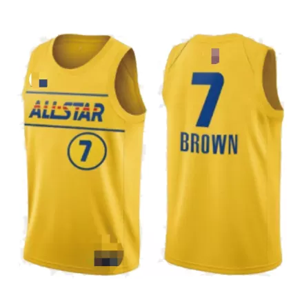 Men's Jaylen Brown #7 All TEAM Swingman NBA Jersey 2021 - buybasketballnow