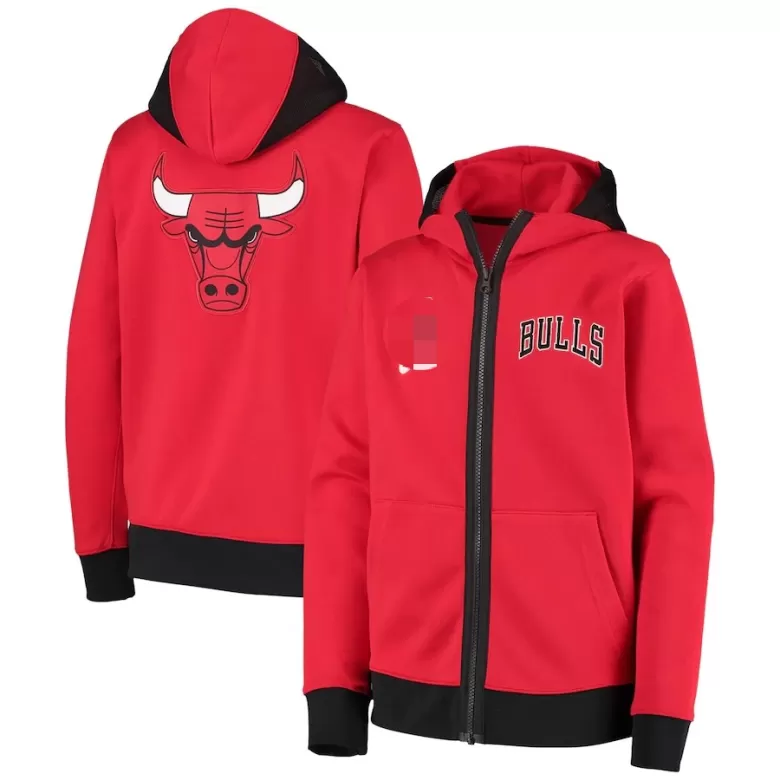 Men's Chicago Bulls Hoodie Jacket NBA Jersey - buybasketballnow