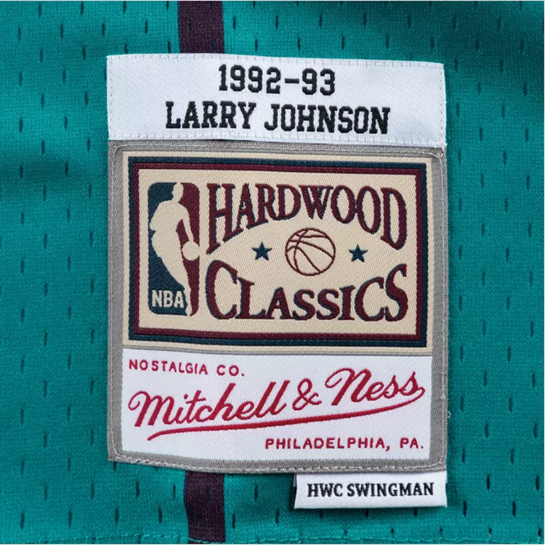 Men's Larry Johnson #2 Charlotte Hornets Swingman NBA Classic Jersey 1992/93 - buybasketballnow