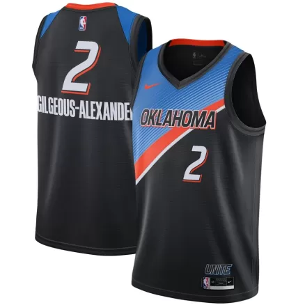 Men's Shai Gilgeous-Alexander #2 Oklahoma City Thunder Swingman NBA Jersey - City Edition 20/21 - buybasketballnow