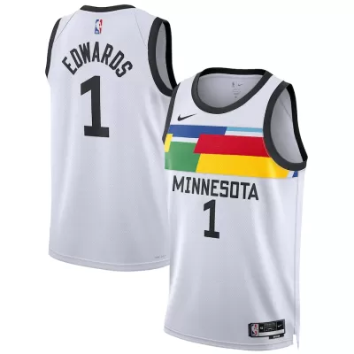 Men's Anthony Edwards #1 Minnesota Timberwolves Swingman NBA Jersey - City Edition 2022/23 - buybasketballnow