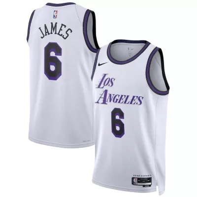 Men's LeBron James #6 Los Angeles Lakers Swingman NBA Jersey - City Edition 2022/23 - buybasketballnow