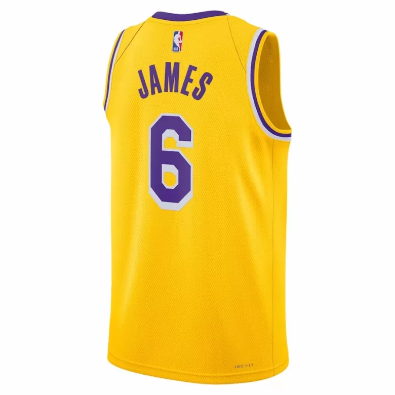 LeBron James #6 Los Angeles Lakers Swingman Jersey Gold 2022/23 - buybasketballnow