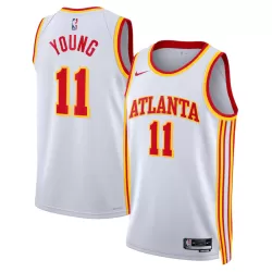 Men's Atlanta Hawks Trae Young #11 Nike Yellow 2021/22 Swingman NBA Jersey  - City Edition