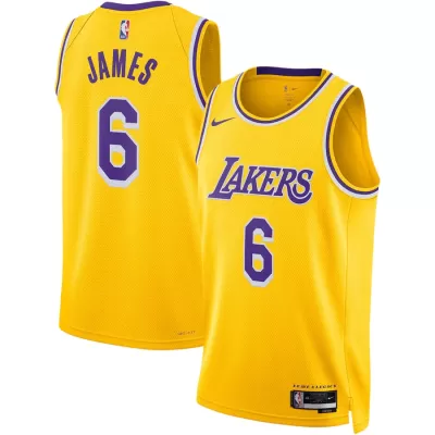 Men's LeBron James #6 Los Angeles Lakers Swingman NBA Jersey - Icon Edition 2022/23 - buybasketballnow