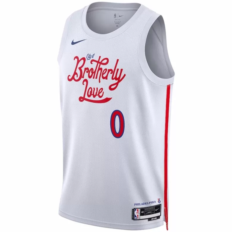 Men's Tyrese Maxey #0 Philadelphia 76ers Swingman NBA Jersey - City Edition 22/23 - buybasketballnow