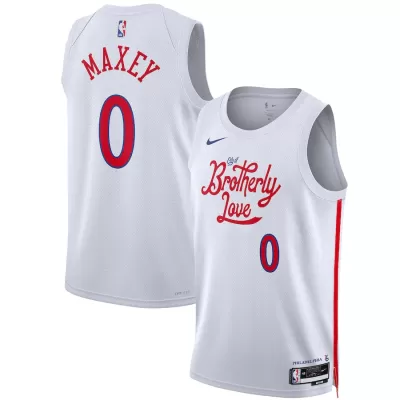 Men's Tyrese Maxey #0 Philadelphia 76ers Swingman NBA Jersey - City Edition 22/23 - buybasketballnow