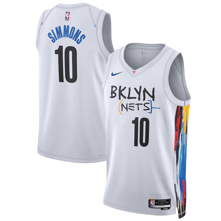 Men's Ben Simmons #10 Brooklyn Nets Swingman Nba Jersey - City Edition 