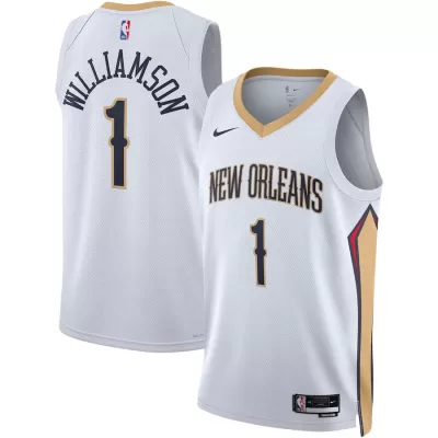 Men's Zion Williamson #1 New Orleans Pelicans NBA Jersey - Association Edition22/23 - buybasketballnow