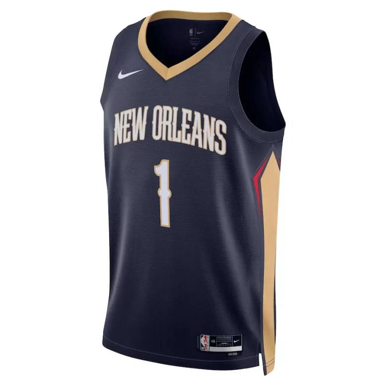 Men's Zion Williamson #1 New Orleans Pelicans NBA Jersey - Icon Edition 22/23 - buybasketballnow