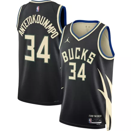 Men's Bucks Antetokounmpo #34 Milwaukee Bucks Swingman NBA Jersey - Statement Edition 2022/23 - buybasketballnow